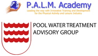 Physical Activity and Leisure Management Academy and Pool Water Treatment Advisory Group logos