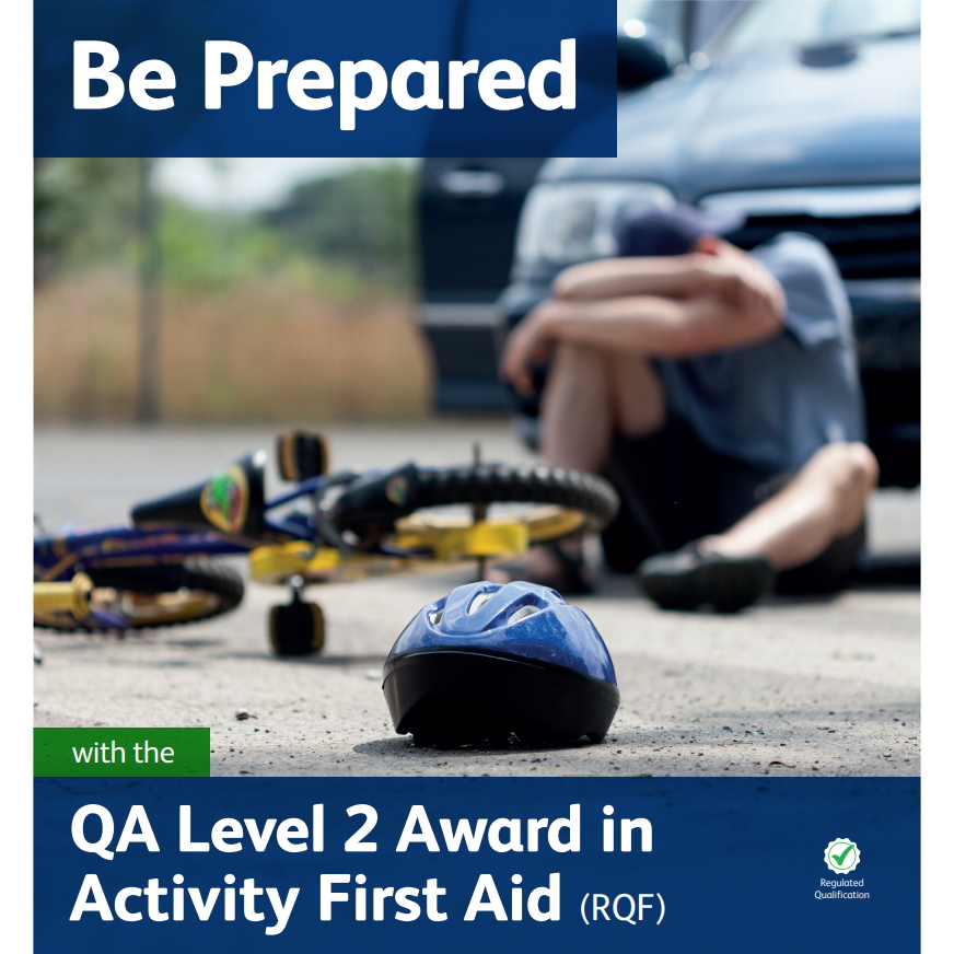 Activity First Aid - Child in road having fallen off a bike