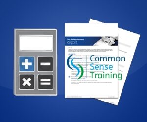 First Aid calculator and output report